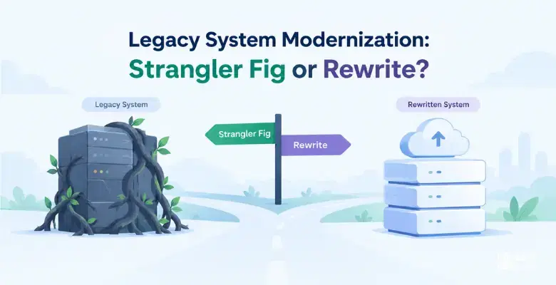 Legacy System Modernization: Strangler Fig or Rewrite? Legacy System Modernization: Strangler Fig or Rewrite?